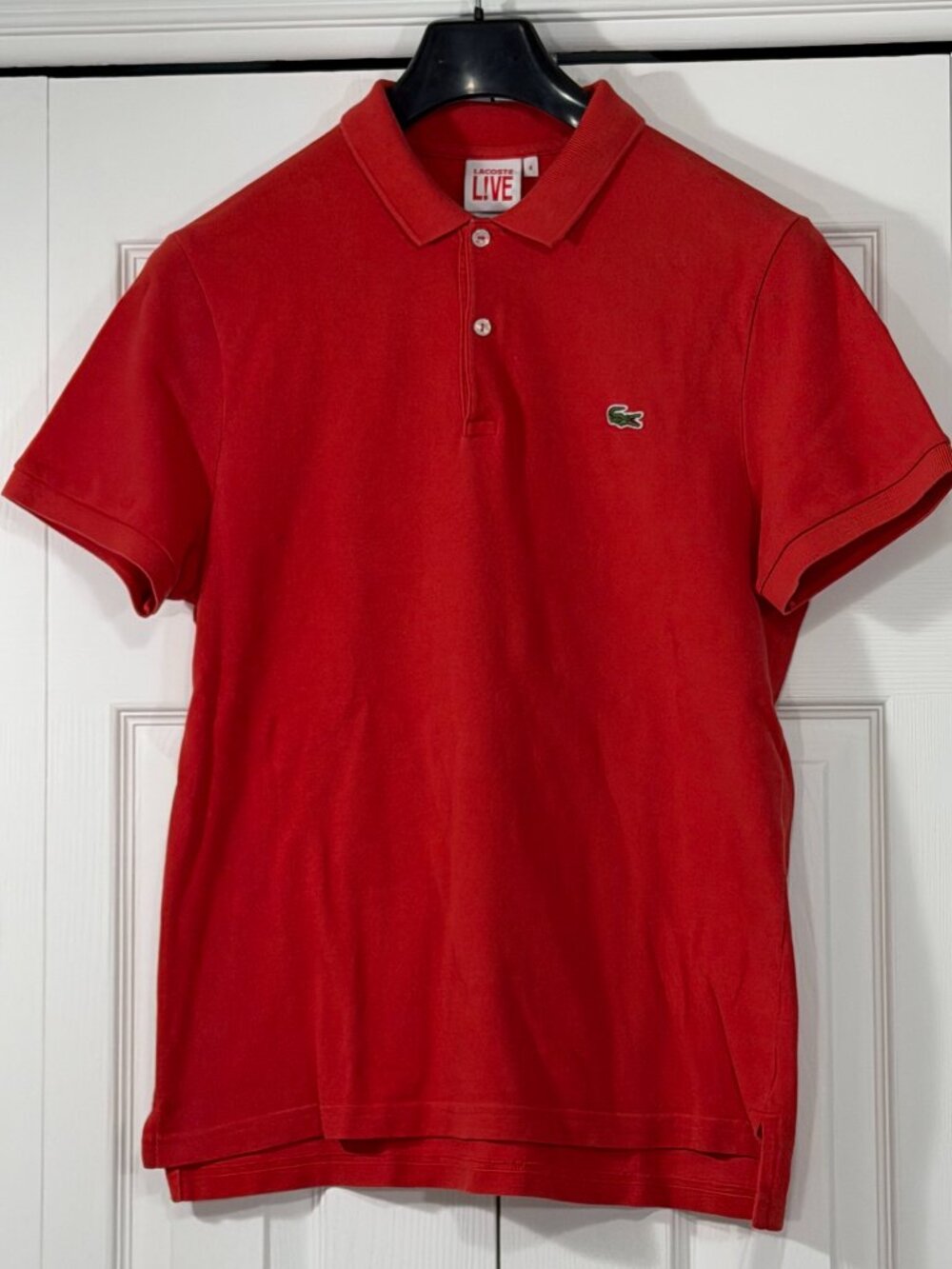Lacoste Live Polo Shirt - Orange - Size FR 4